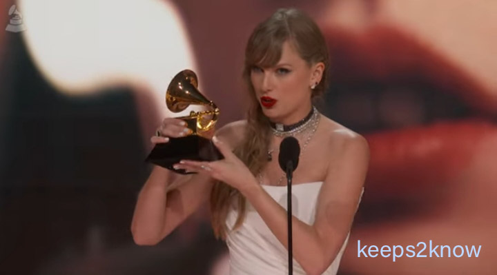 Taylor Swift Makes Grammy History with Fourth Album of the Year Win