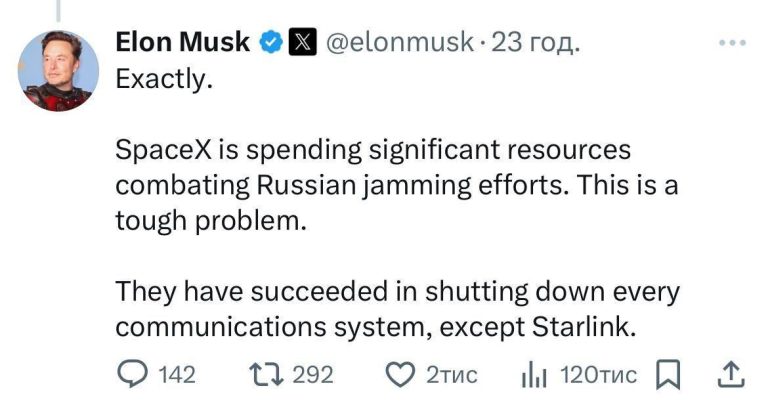 Elon Musk’s SpaceX Battles Russian Interference to Protect Starlink